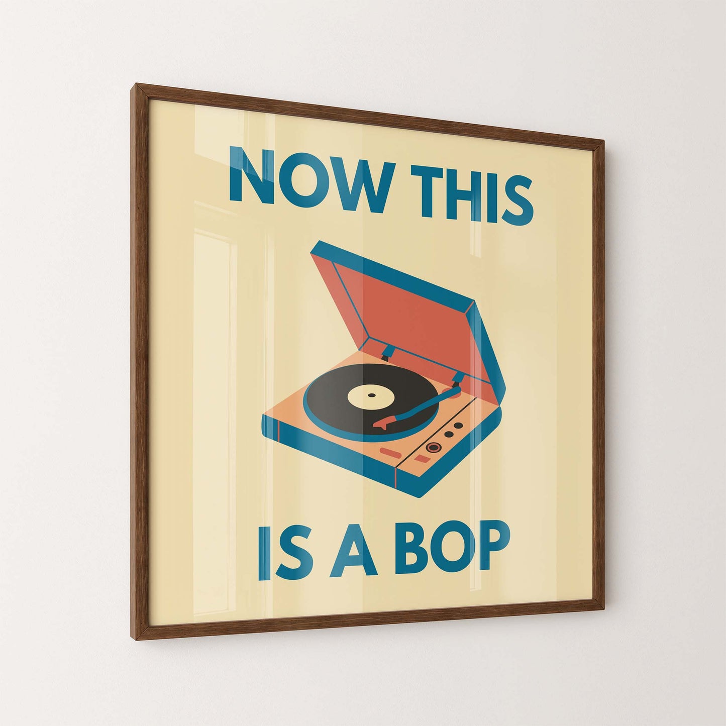 Now This is a Bop Art Print - Minimalist Studio