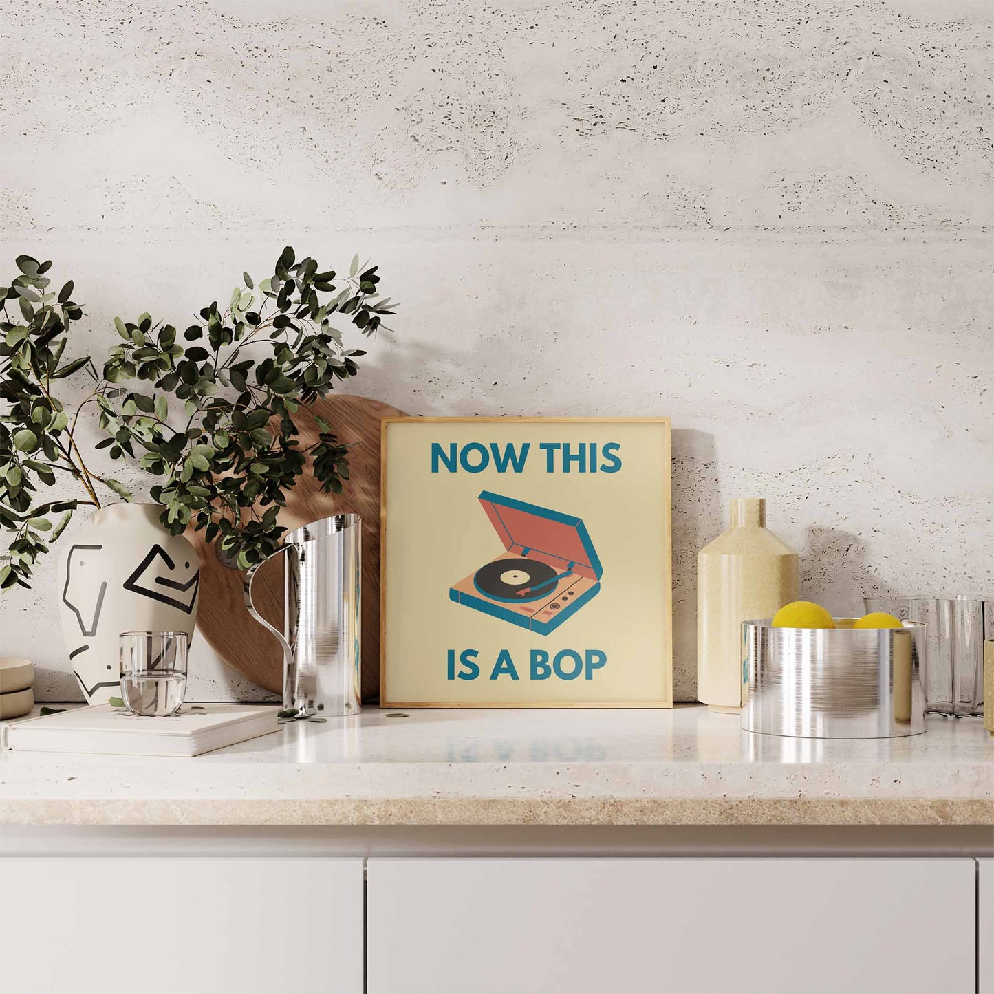 Now This is a Bop Art Print - Minimalist Studio