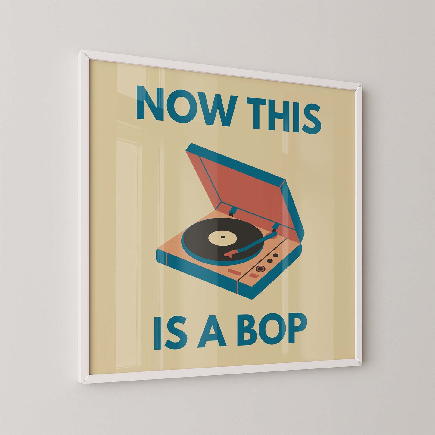 Now This is a Bop Art Print - Minimalist Studio