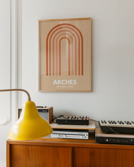 Arches National Park Art Print - Minimalist Studio