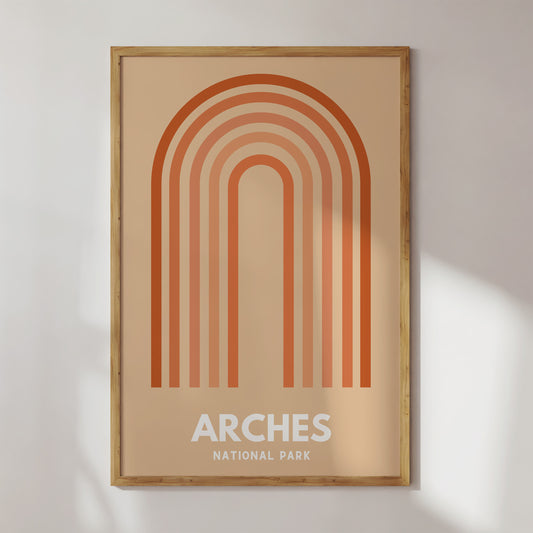 Arches National Park Art Print - Minimalist Studio