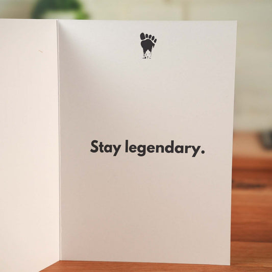 Bigfoot Believe Card - Minimalist Studio