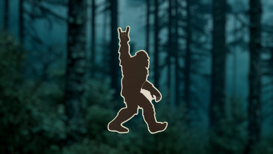Rocking Bigfoot Temporary Tattoo - Minimalist Studio