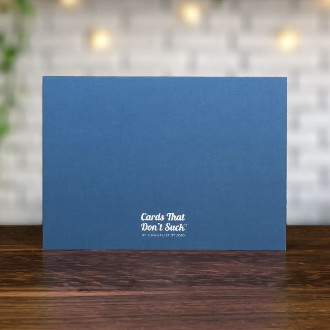 Blue and Pink Thank You Card 10-Pack - Minimalist Studio
