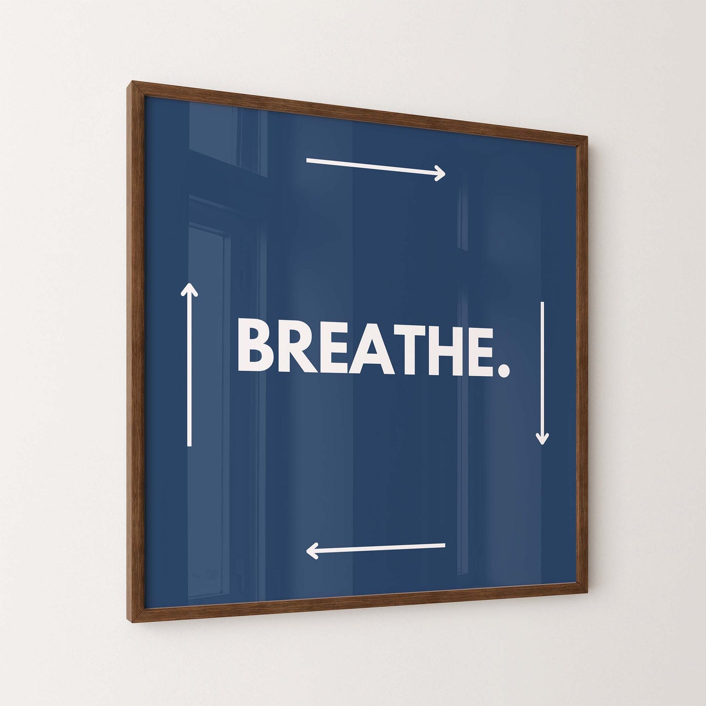 Breathe Art Print - Minimalist Studio