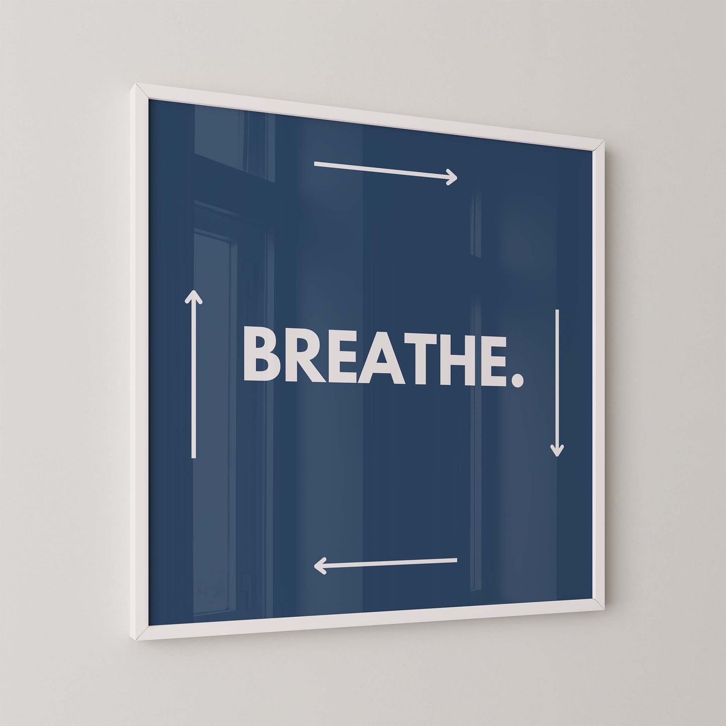 Breathe Art Print - Minimalist Studio