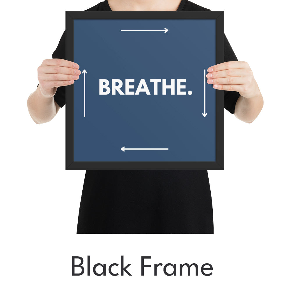 Breathe Art Print - Minimalist Studio