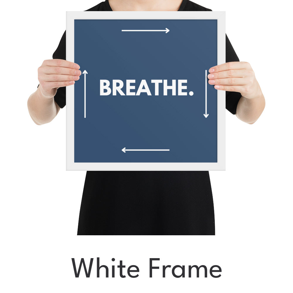 Breathe Art Print - Minimalist Studio