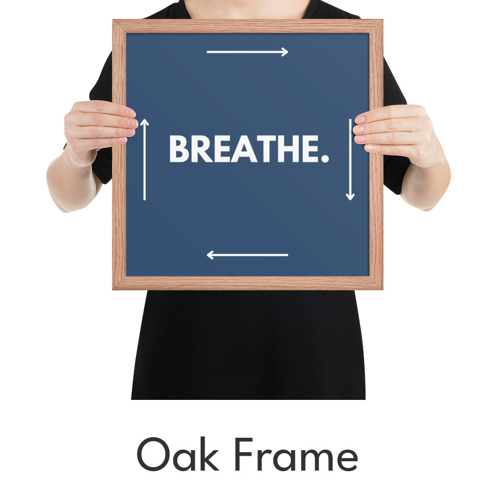 Breathe Art Print - Minimalist Studio