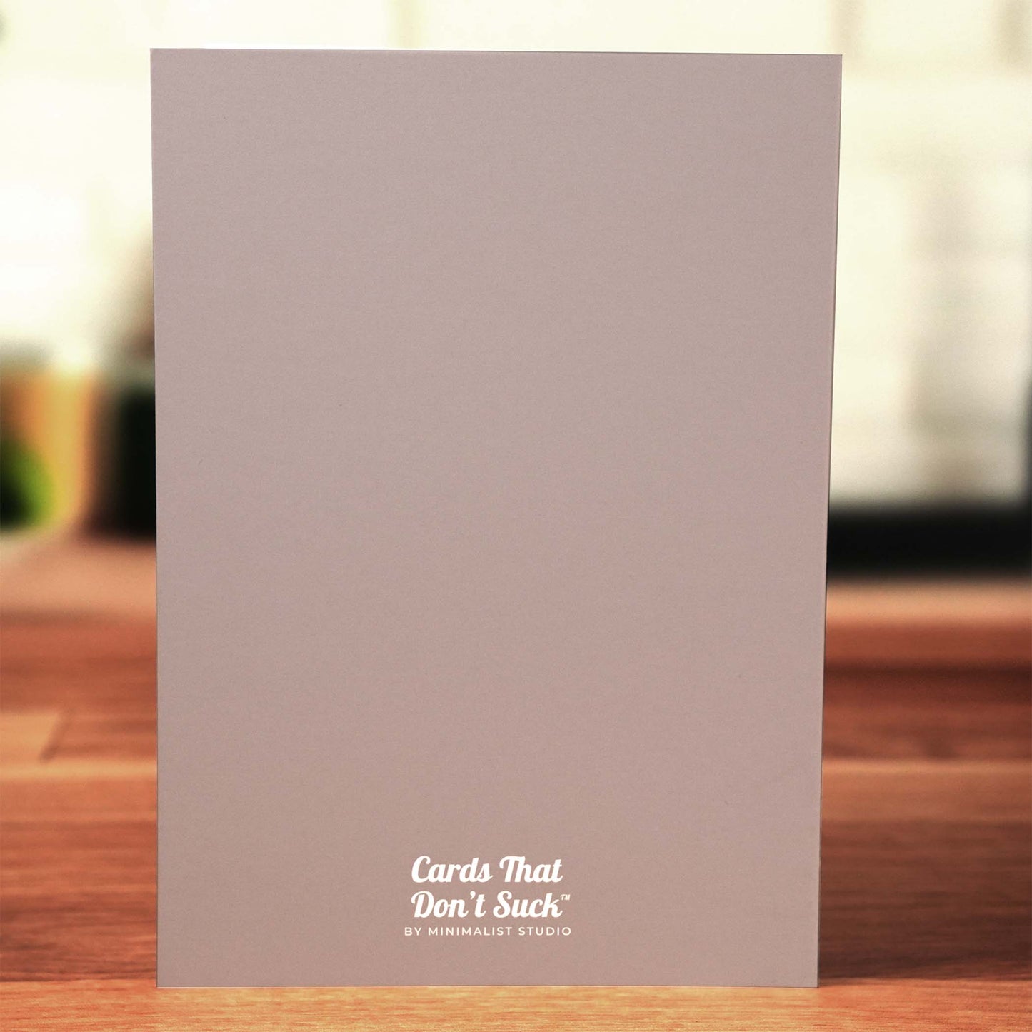 Closer to Death Birthday Card - Minimalist Studio