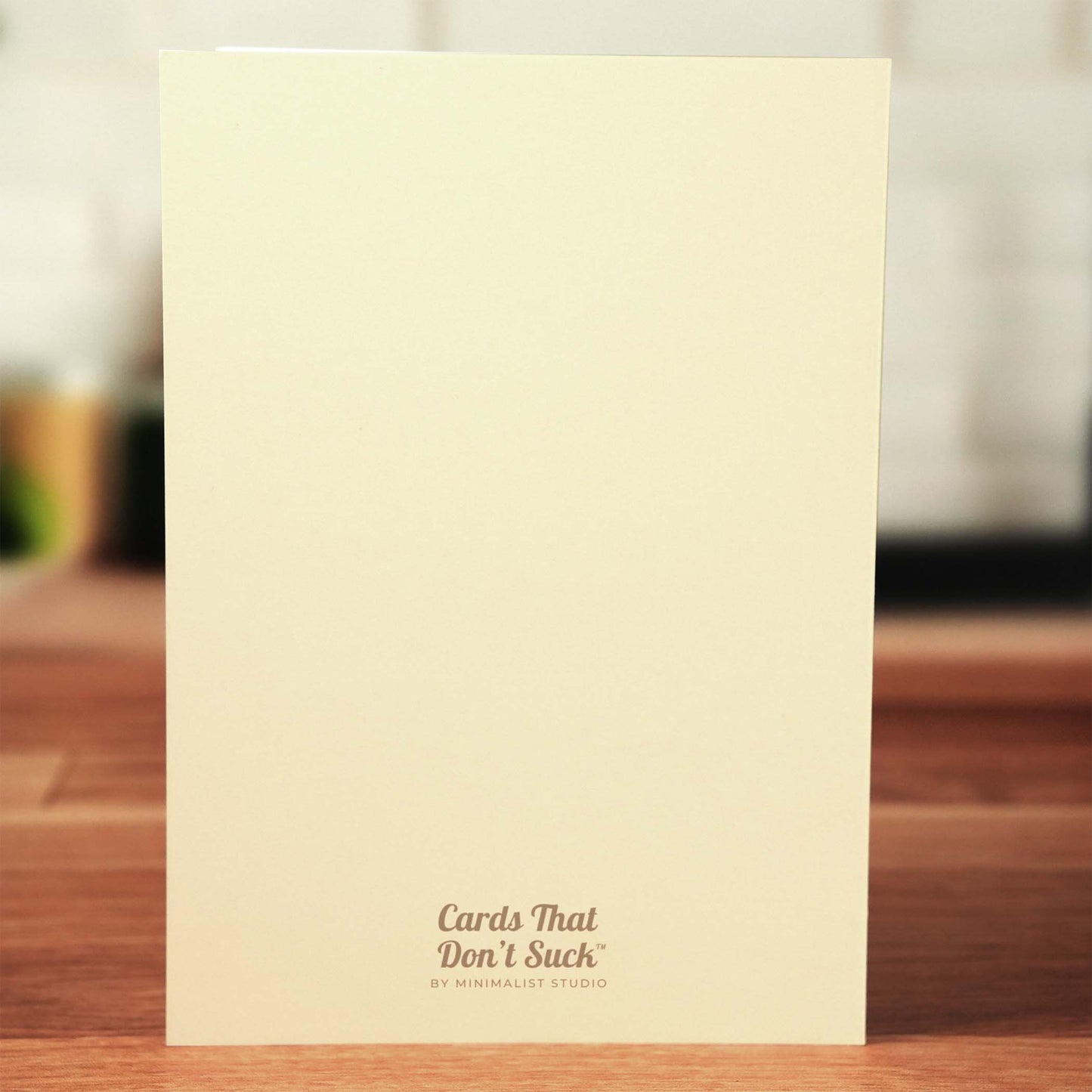 Cold Champagne Card - Minimalist Studio