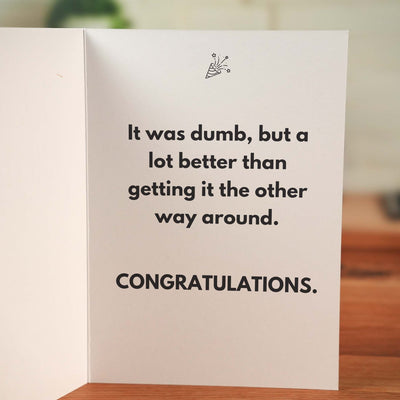 Condolences Congratulations Card - Minimalist Studio
