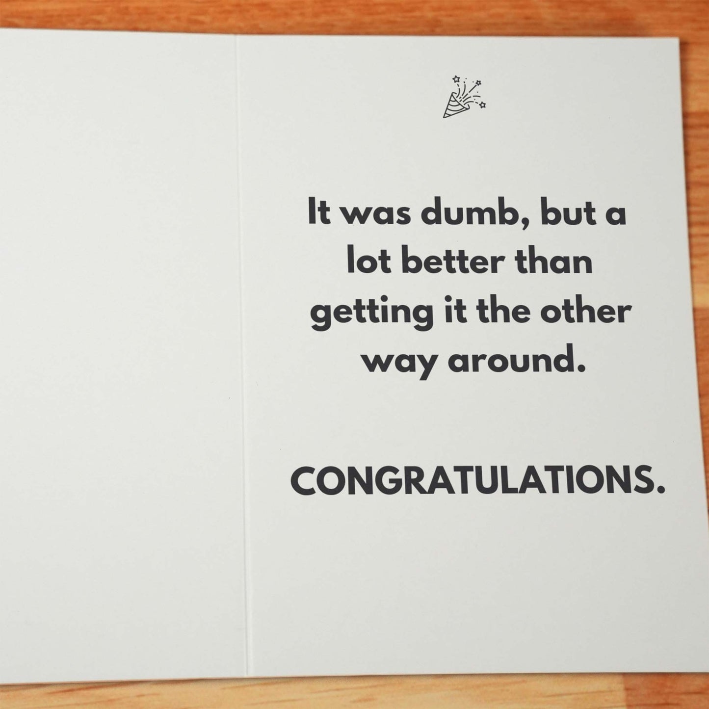 Condolences Congratulations Card - Minimalist Studio