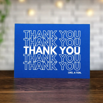 Convenience Bag Thank You Card 10-Pack - Minimalist Studio