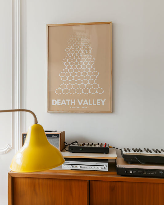 Death Valley National Park Art Print - Minimalist Studio