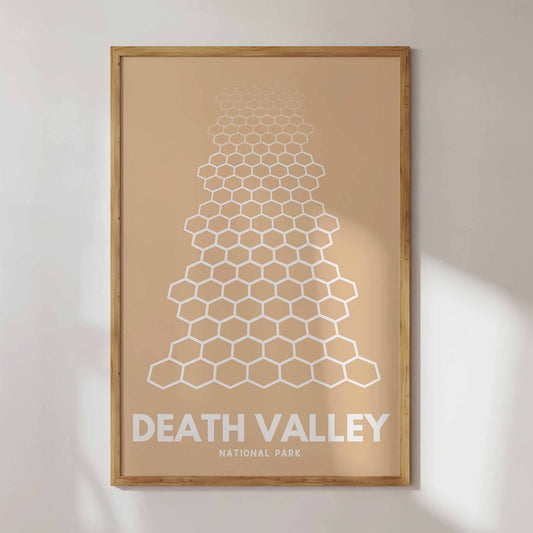 Death Valley National Park Art Print - Minimalist Studio