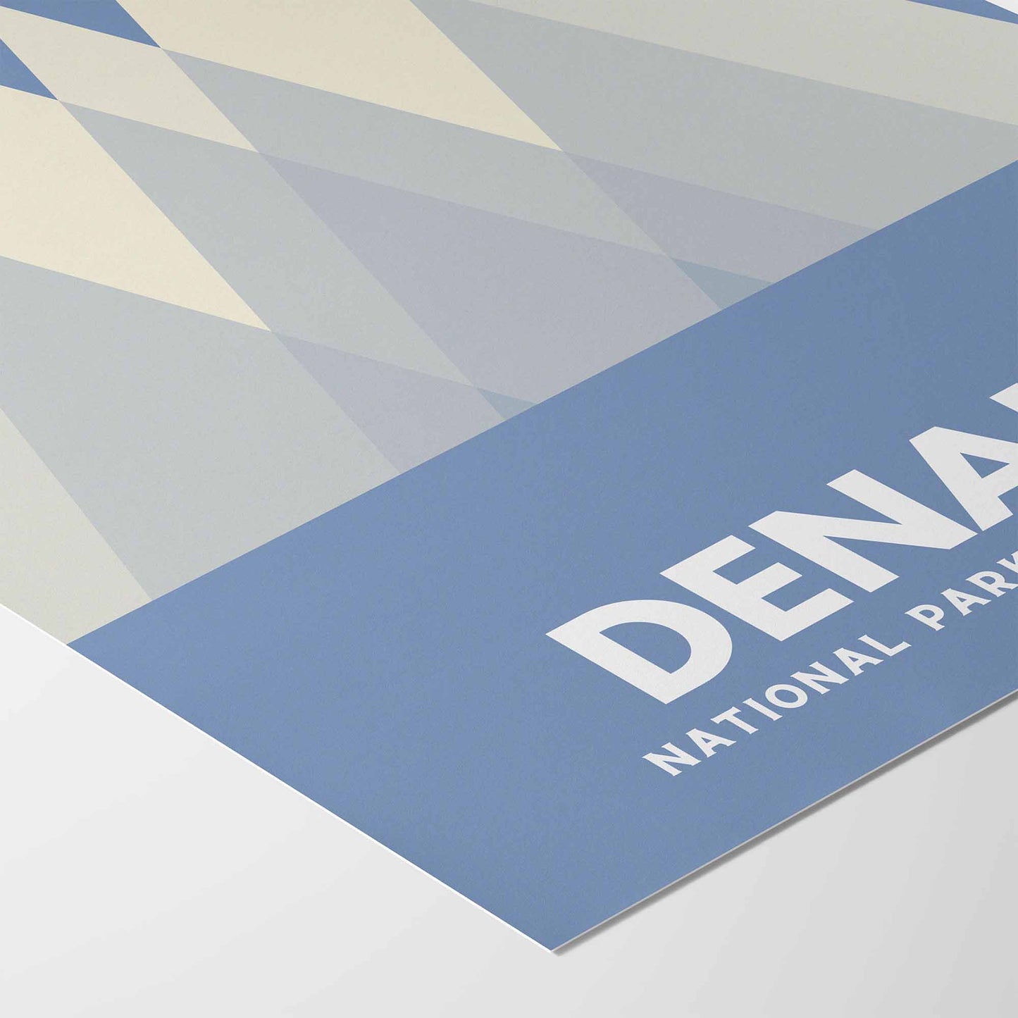 Denali National Park and Preserve Art Print - Minimalist Studio