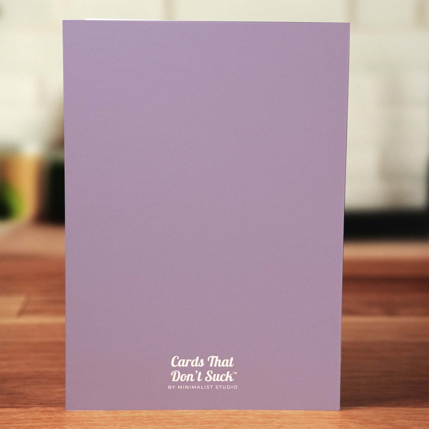 Don't Make This Weird Card - Minimalist Studio