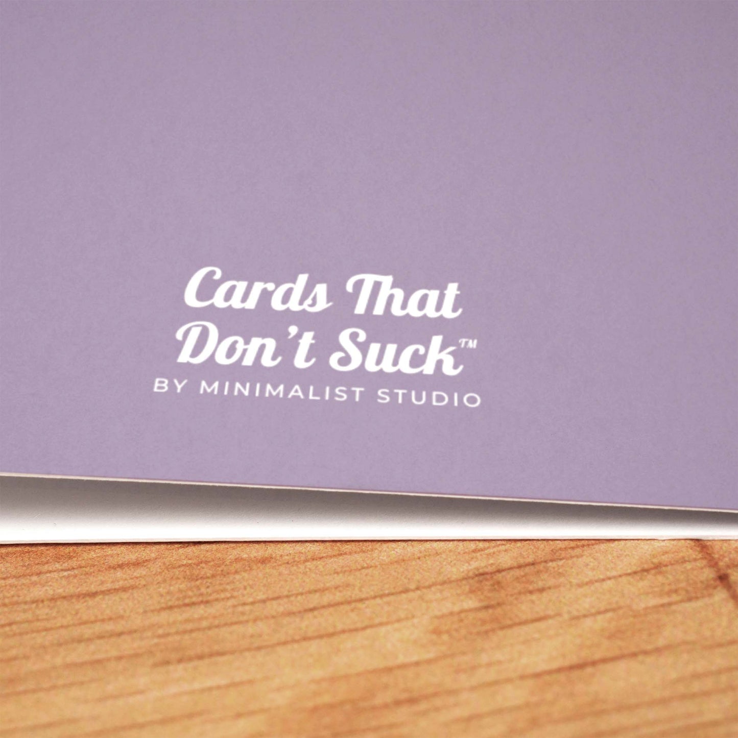 Don't Make This Weird Card - Minimalist Studio