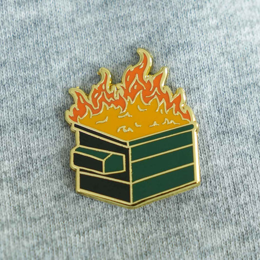 Dumpster Fire Hard Enamel Pin