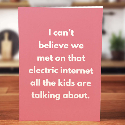 Electric Internet Card - Minimalist Studio