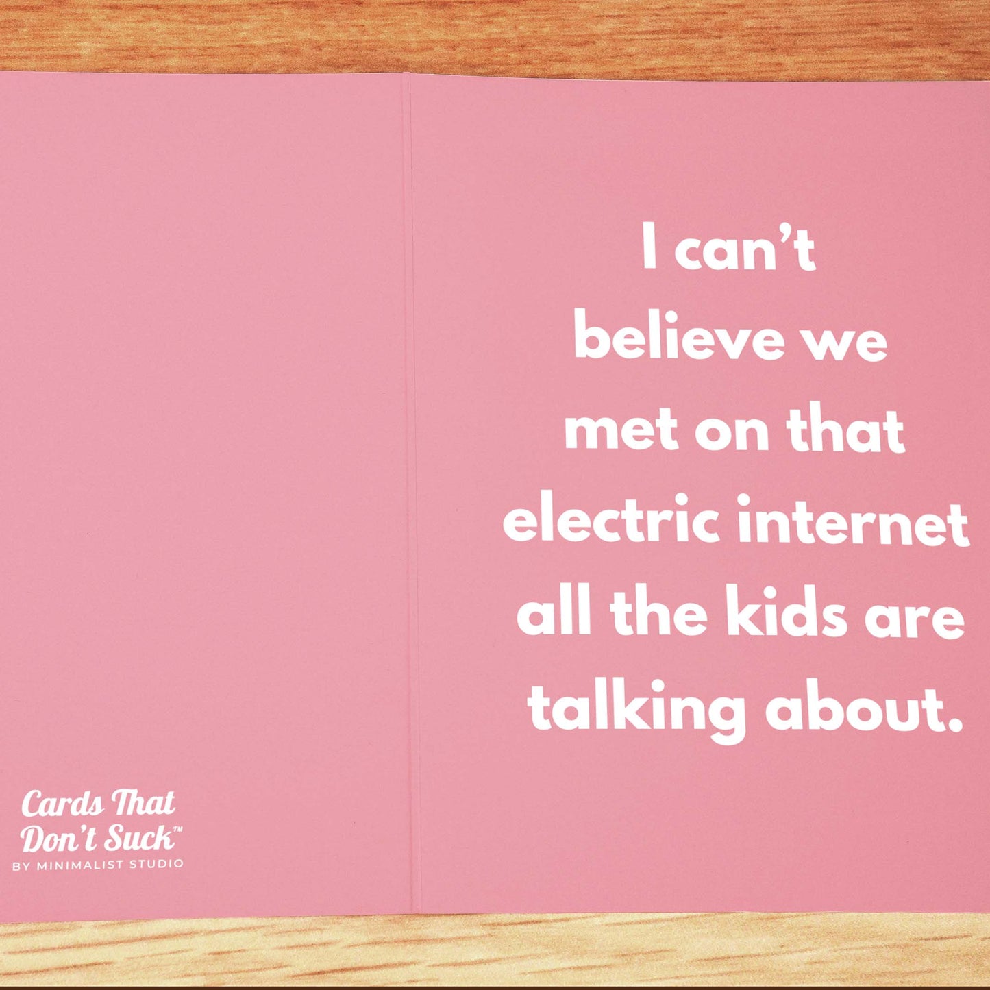 Electric Internet Card - Minimalist Studio