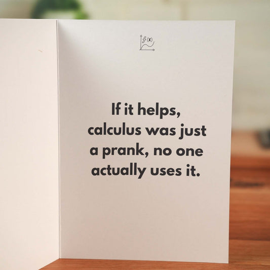 Entered Real World Graduation Card - Minimalist Studio