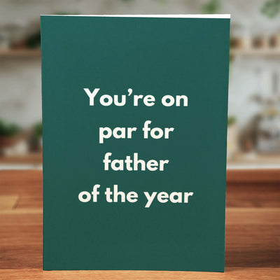 Father of the Year Card - Minimalist Studio