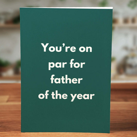 Father of the Year Card - Minimalist Studio