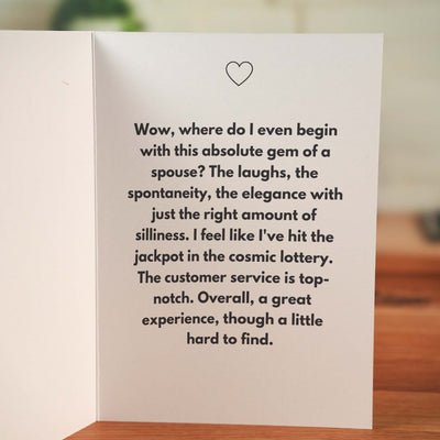 5 Stars Marry Anniversary Card - Minimalist Studio