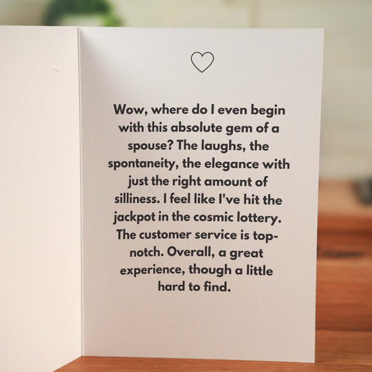 5 Stars Marry Anniversary Card - Minimalist Studio