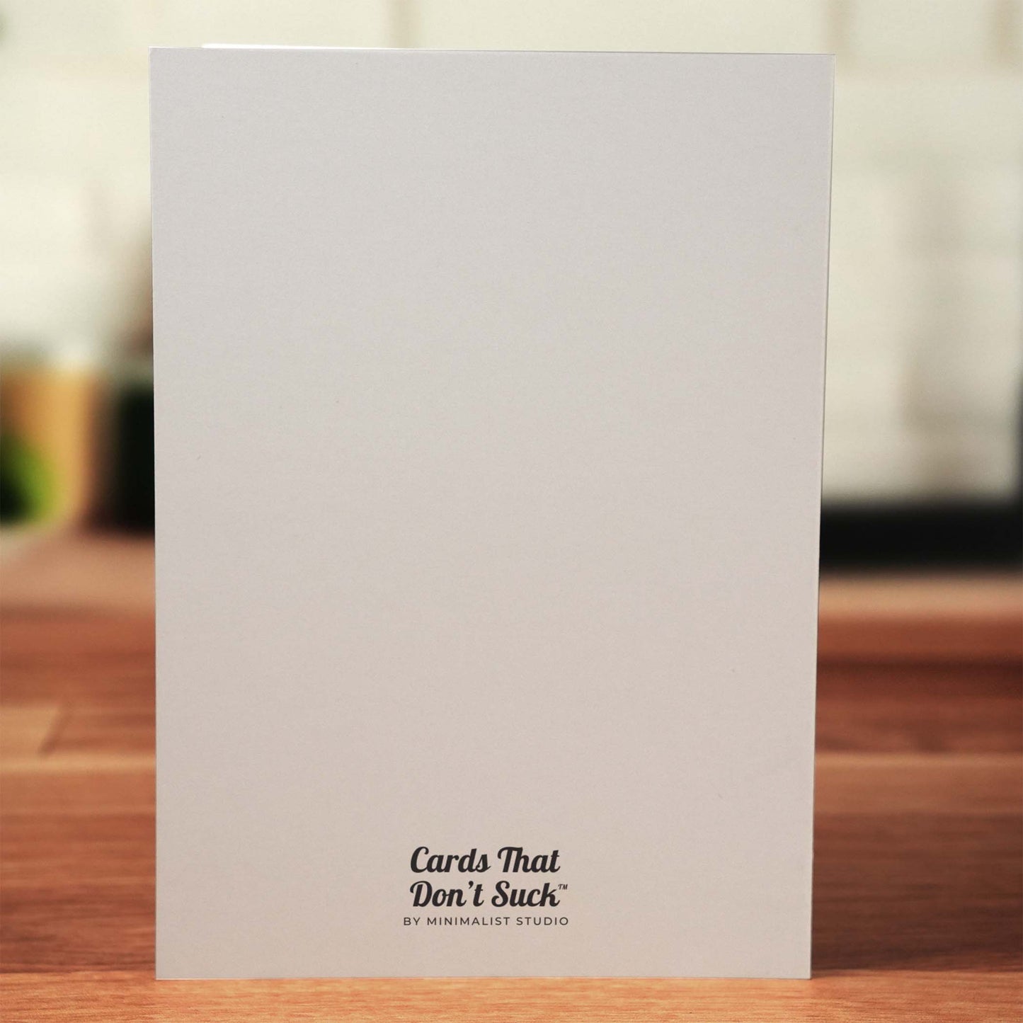 Looks Like a Graveyard Card - Minimalist Studio