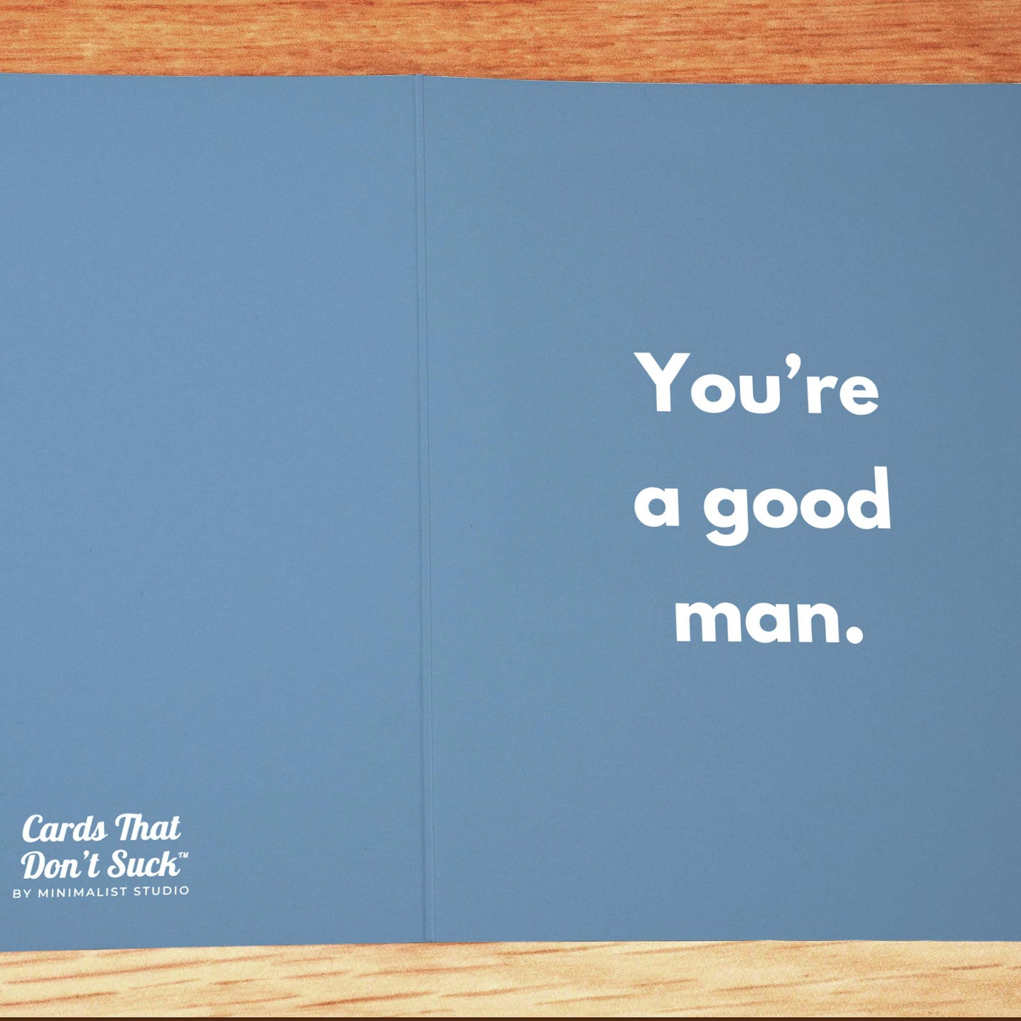 Good Man Card - Minimalist Studio