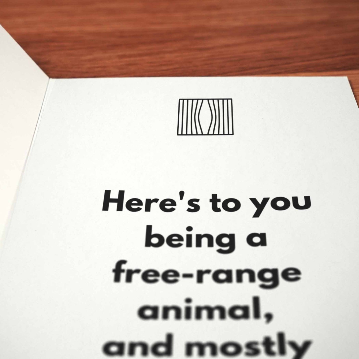 Escaped High School Graduation Card - Minimalist Studio