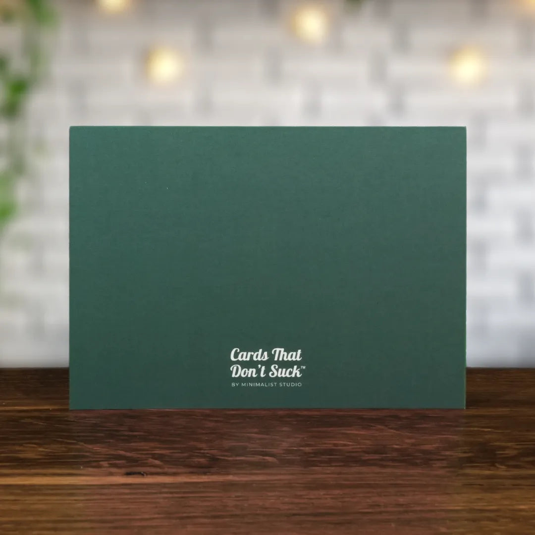 Green and Yellow Thank You Card 10-Pack - Minimalist Studio