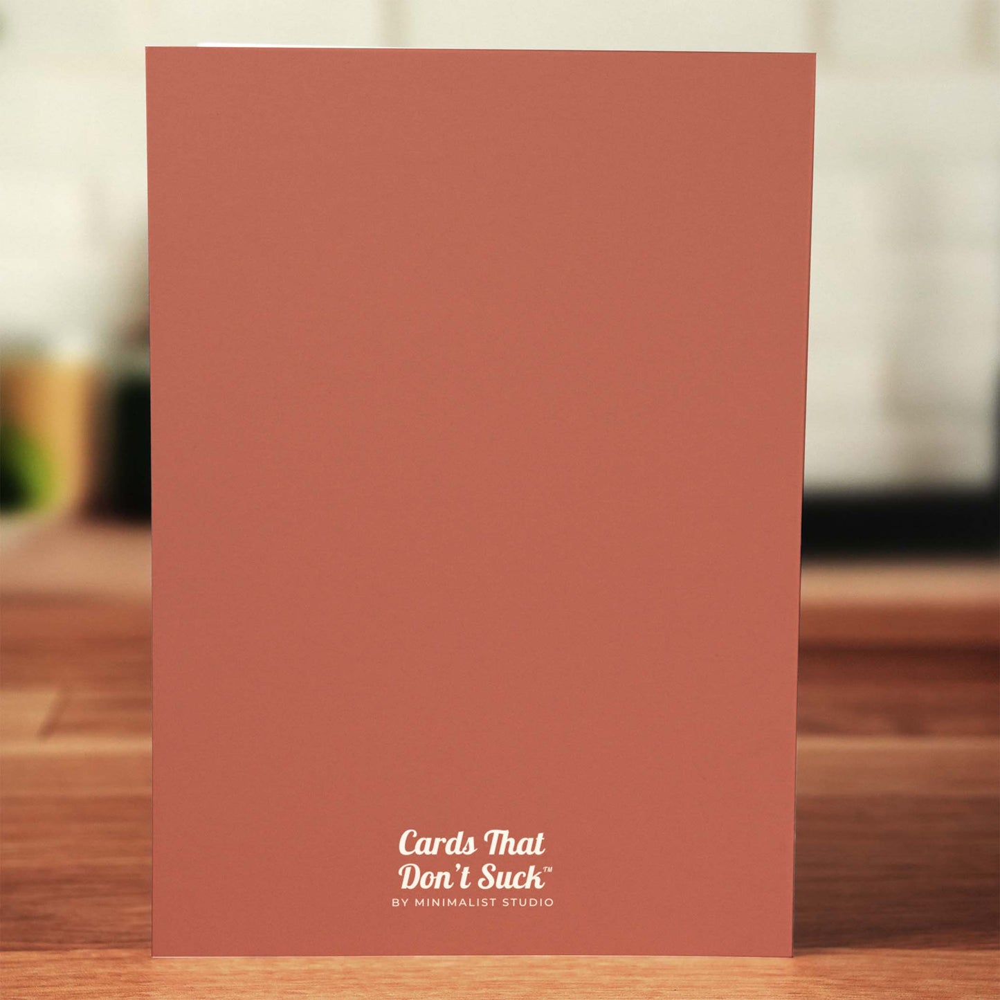 Here's to Getting Older Birthday Card - Minimalist Studio