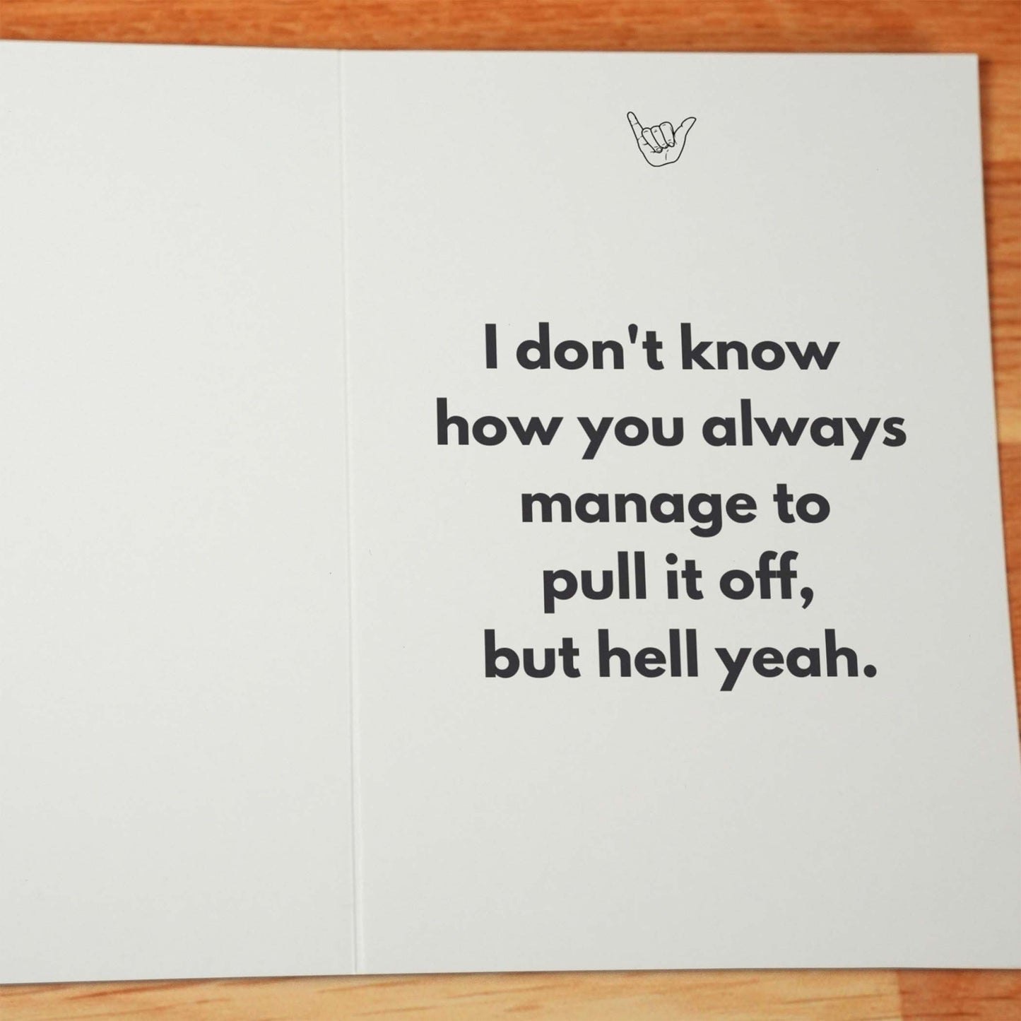 Holy Shitballs Card - Minimalist Studio