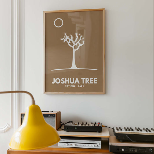 Joshua Tree National Park Art Print - Minimalist Studio
