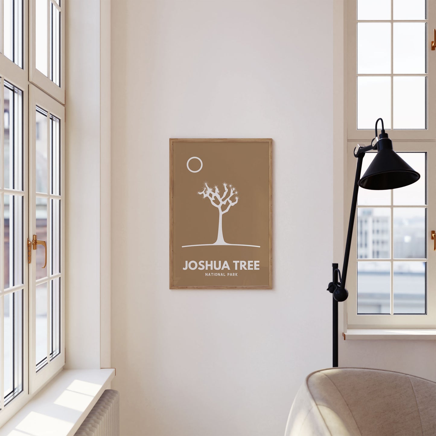 Joshua Tree National Park Art Print - Minimalist Studio