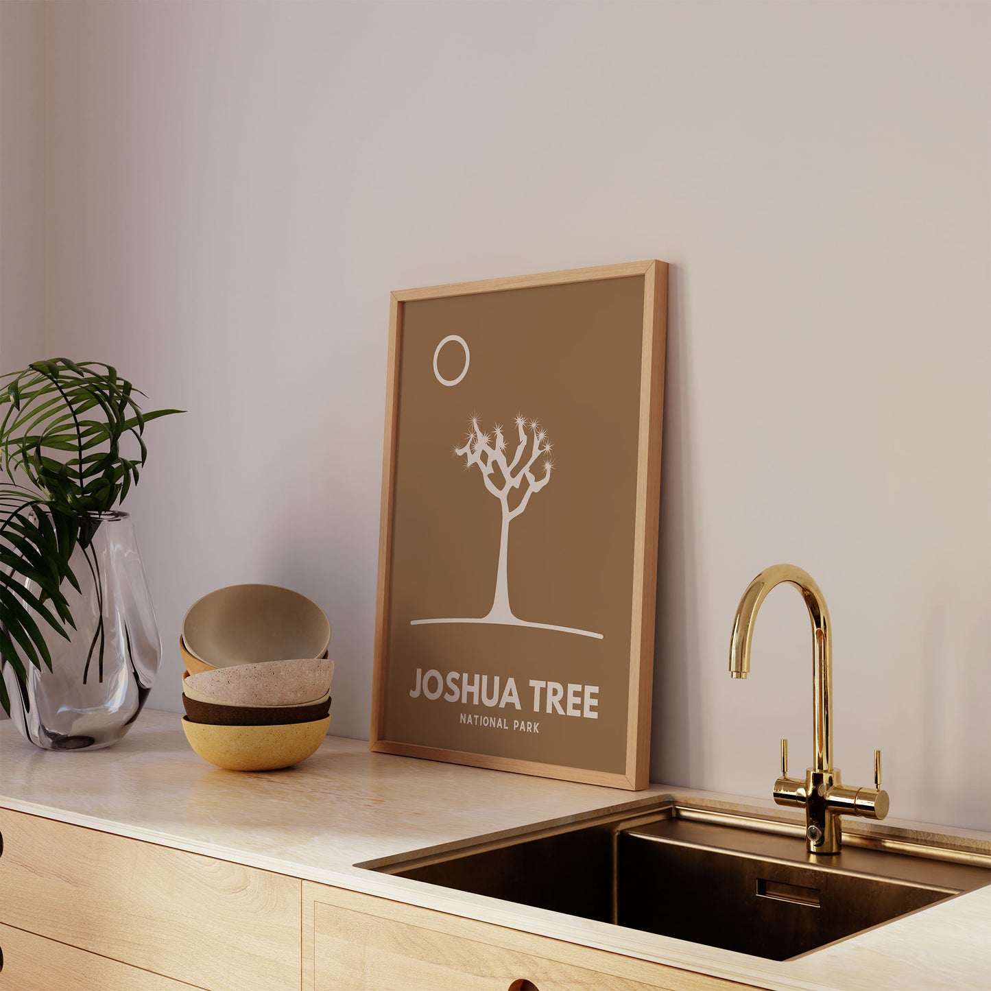 Joshua Tree National Park Art Print - Minimalist Studio