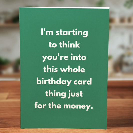 Whole Birthday Card Thing Card - Minimalist Studio