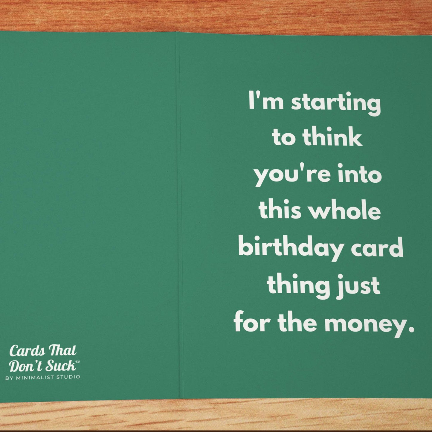 Whole Birthday Card Thing Card - Minimalist Studio