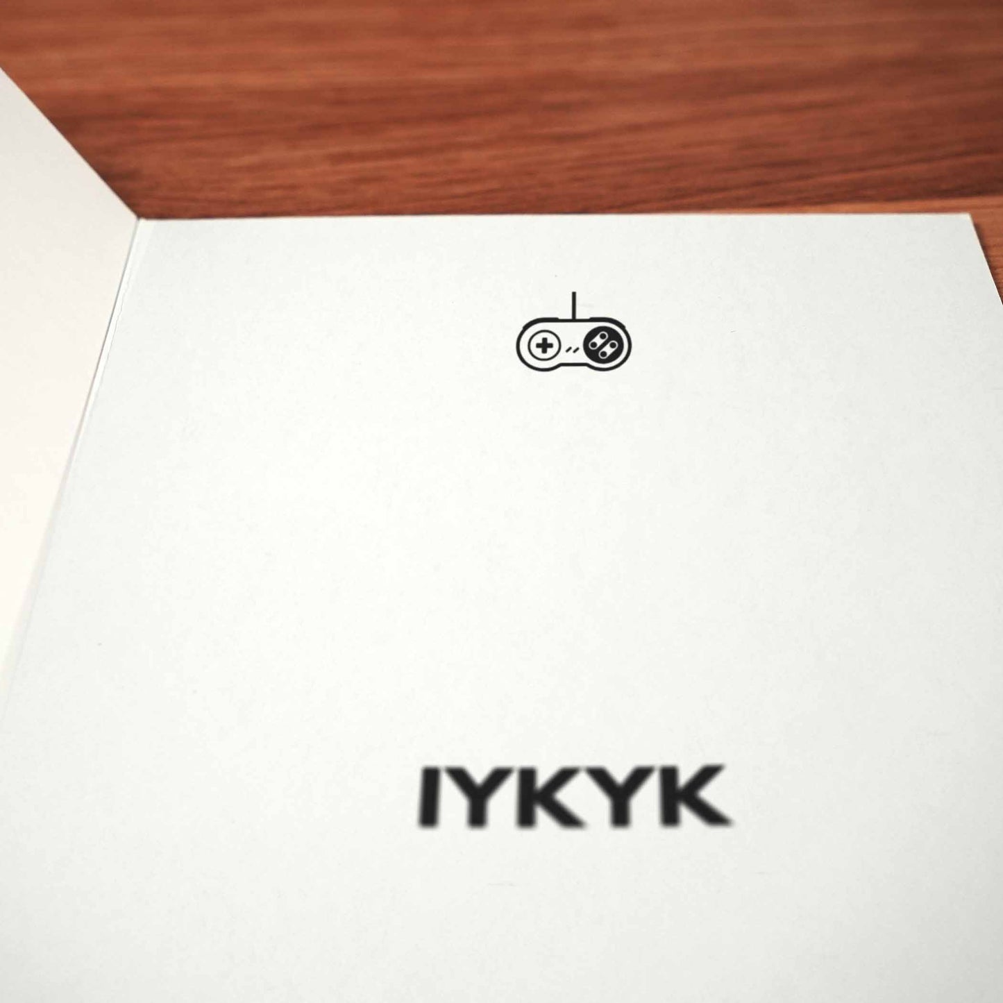Konami Code Card - Minimalist Studio