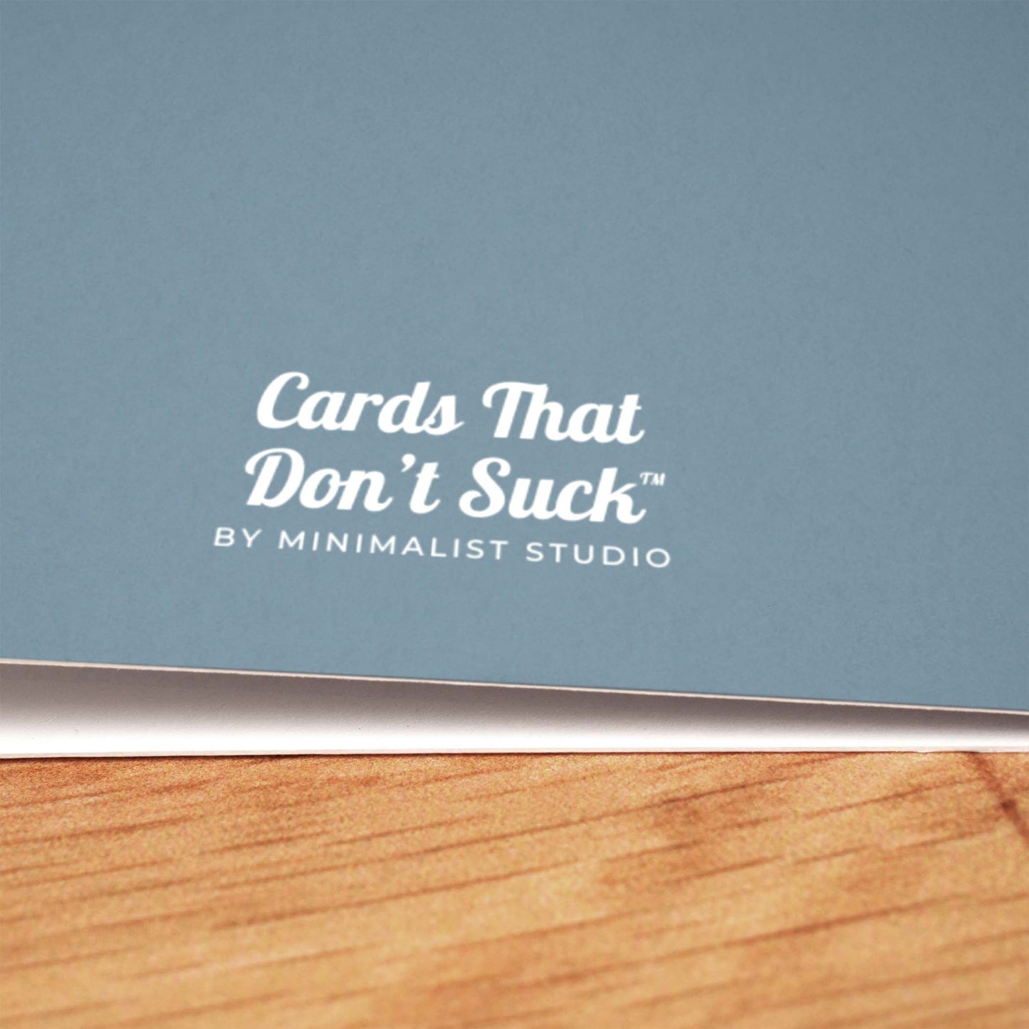 Cancel Plans Card - Minimalist Studio
