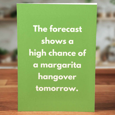 Margarita Hangover Card