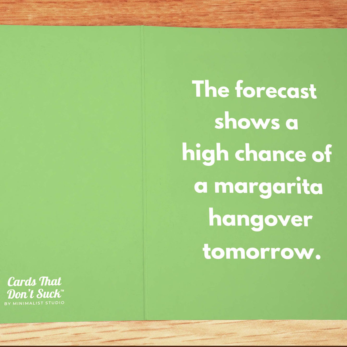 Margarita Hangover Card - Minimalist Studio