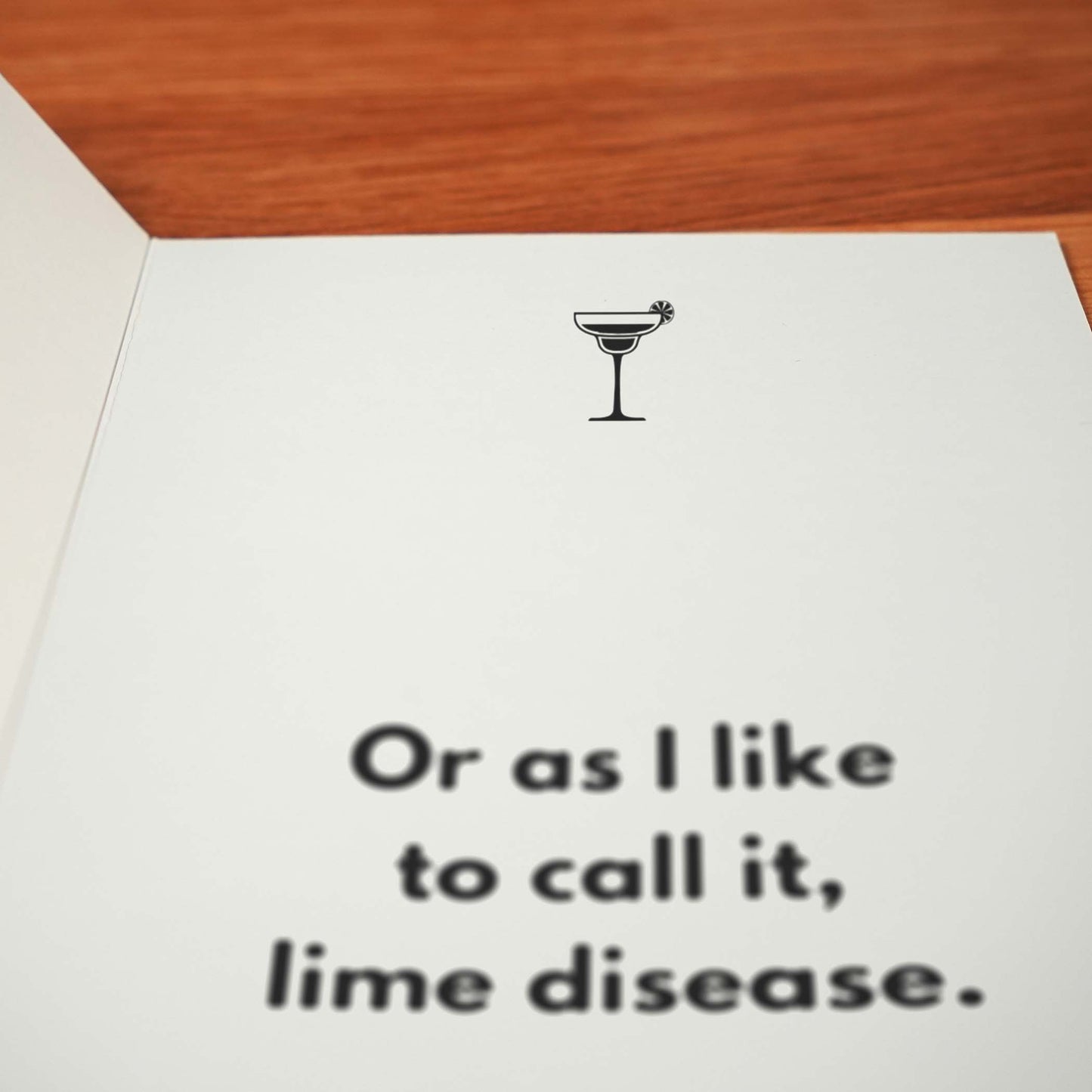 Margarita Hangover Card - Minimalist Studio