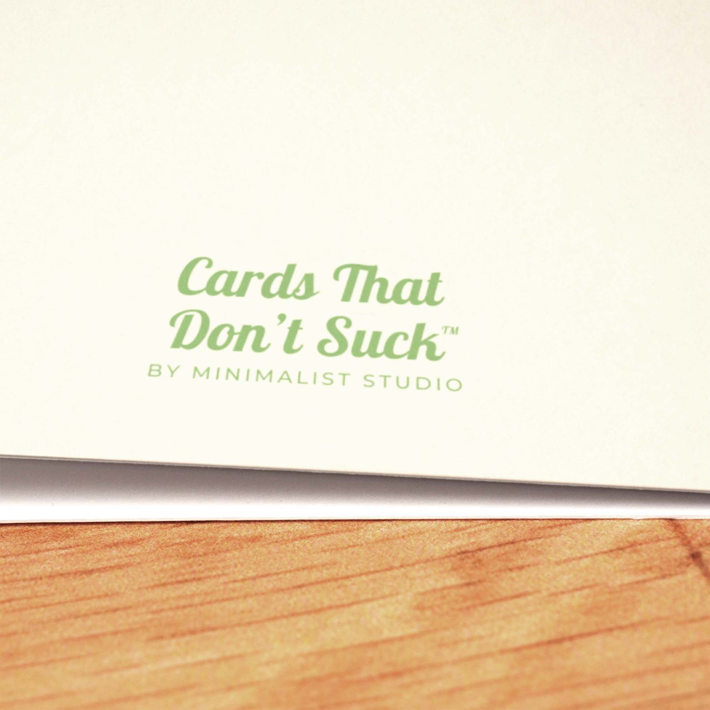 Not a Prick Thank You Card - Minimalist Studio