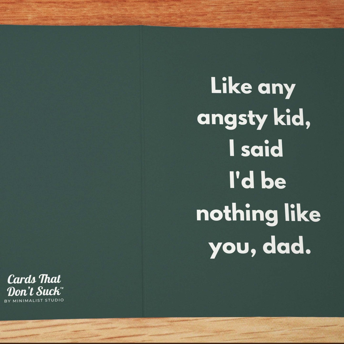 Nothing Like You Dad Card - Minimalist Studio