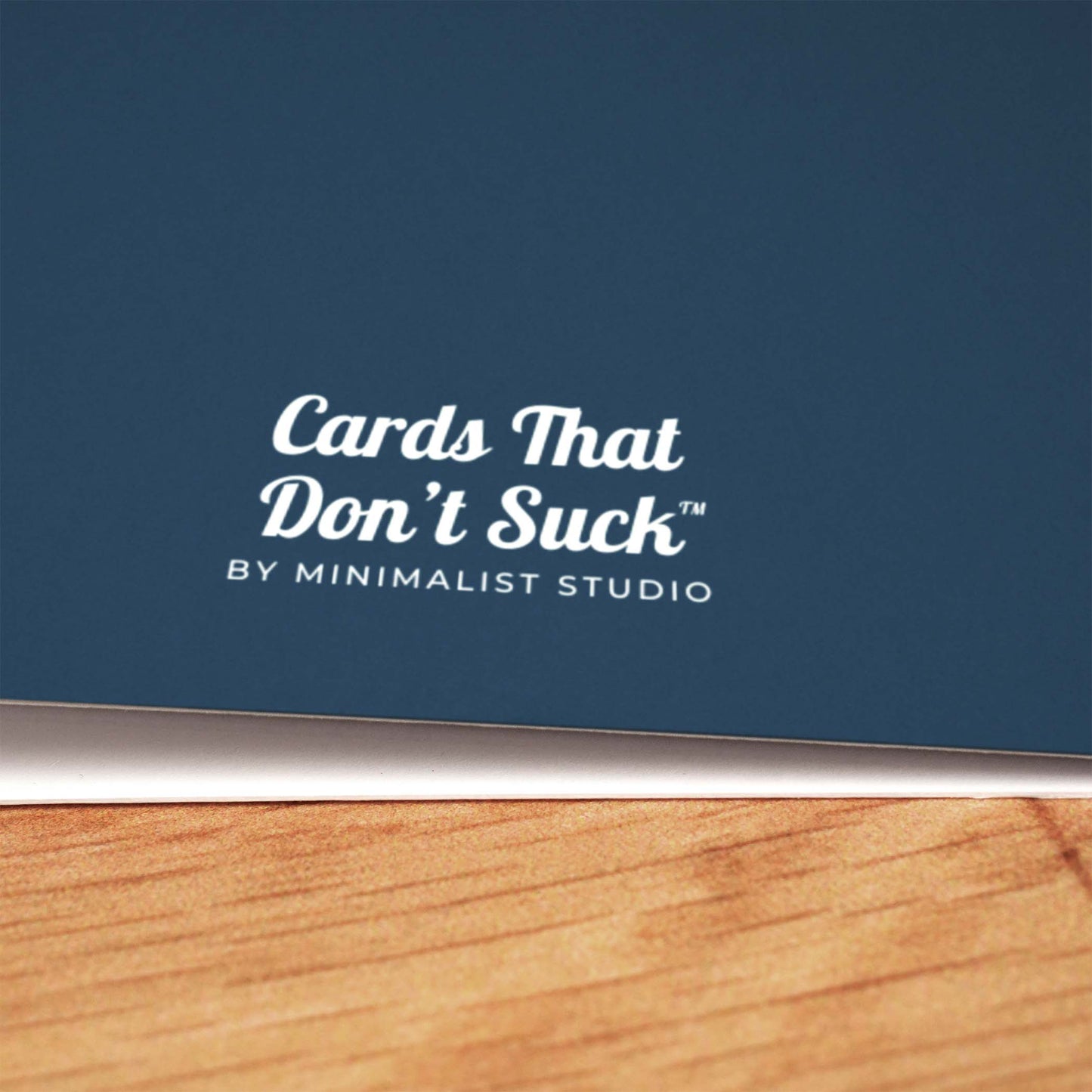 Owe You Big time Thank You Card - Minimalist Studio